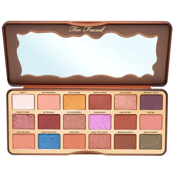 Better Than Chocolate 🍫 Too Faced Cocoa Infused Eye Shadow Palette • 18 Shades - Picture 6 of 11